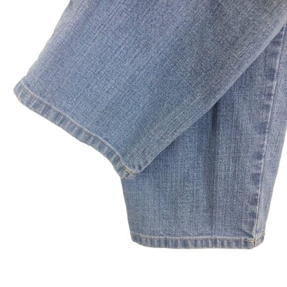 Gloria Vanderbilt Women’s Straight Leg Jeans 12 Short High Waist Blue Stretch - Picture 8 of 10